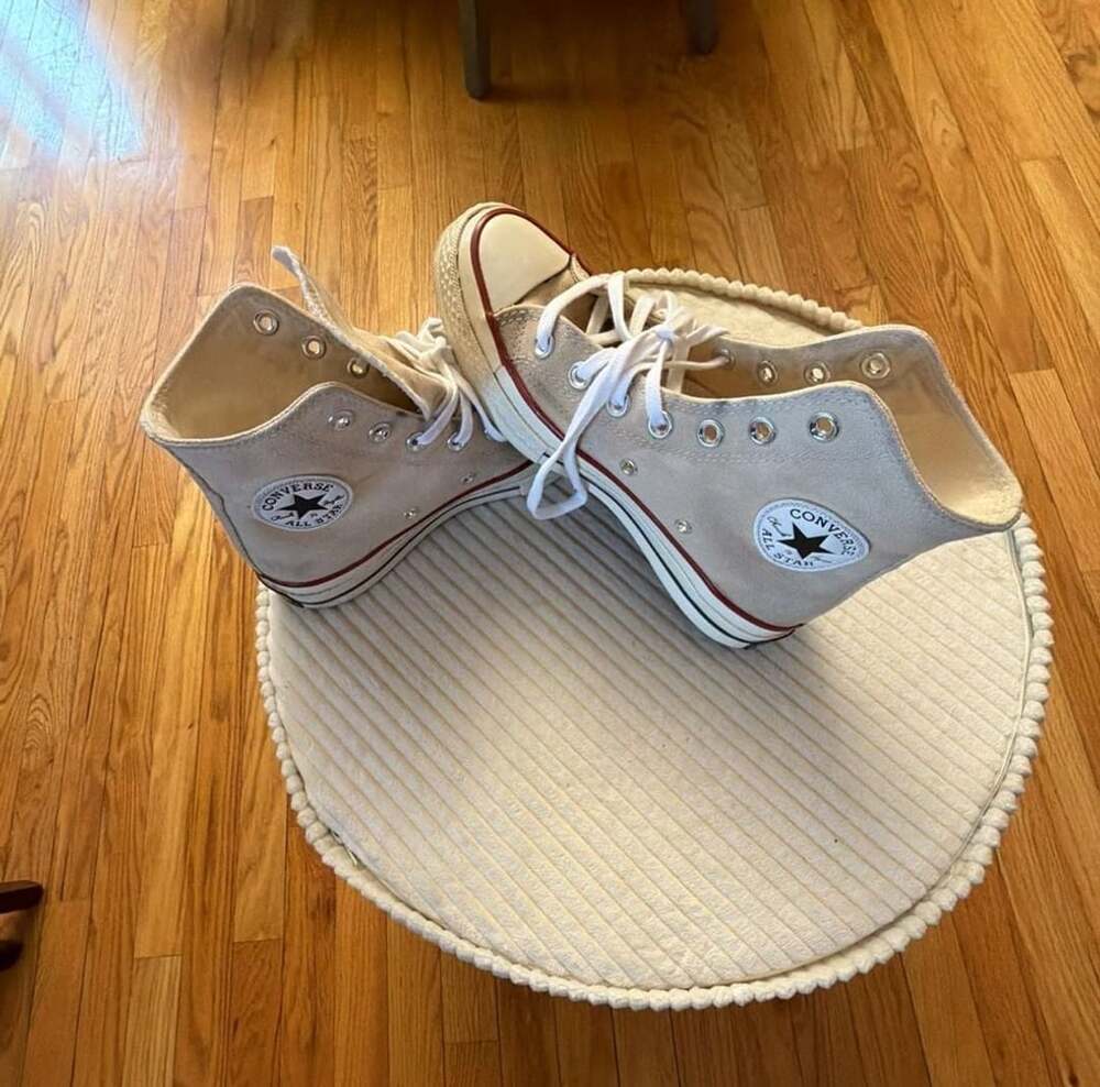 Converse Chuck 70 Hi Size Men 5 Women 7 Natural Ivory Canvas Sneakers